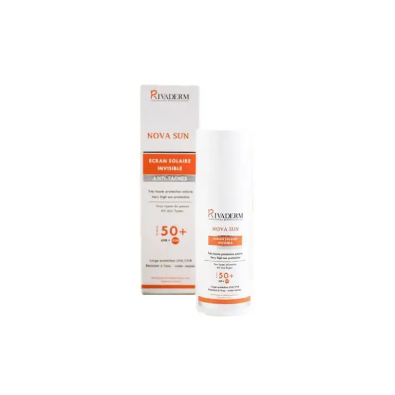 1 Rivaderm Nova Sun Ecran Solaire Invisible SPF50+ 50ml
