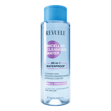 REVUELE EAU MICELLAIRE ALL-IN-1 WATERPROOF 400ML