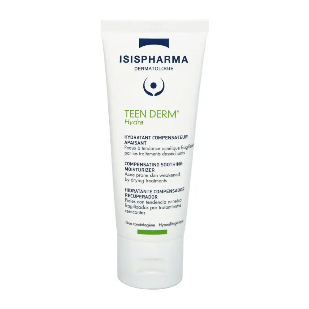 1 Isispharma Teen Derm Hydra Soin hydratant Compensateur Apaisant 40ml