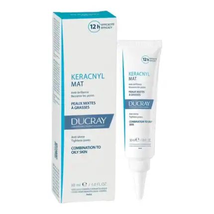 DUCRAY KERACNYL MAT Soin des peaux mixtes à grasses 30ml