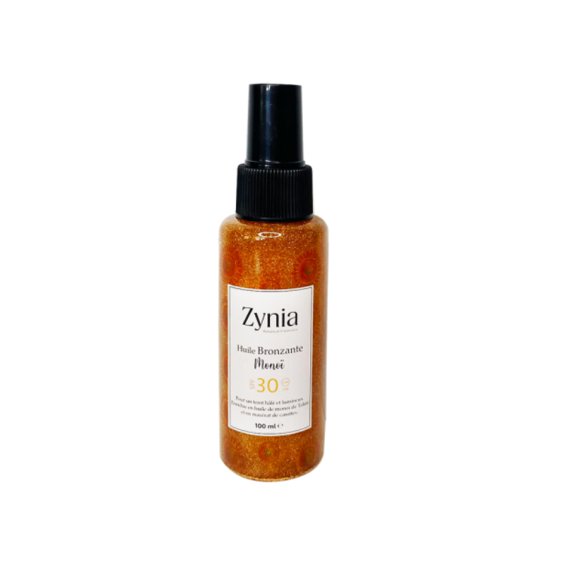 1 ZYNIA HUILE BRONZANTE MONOI SPF30