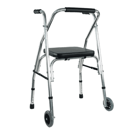 Déambulateur A 2 Roues Avec Assise