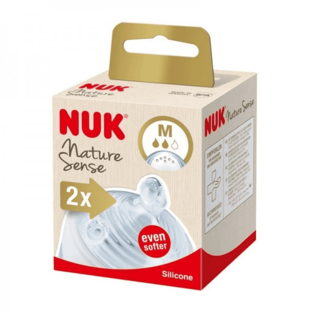57 NUK 2 TETINES NATURE SENS M