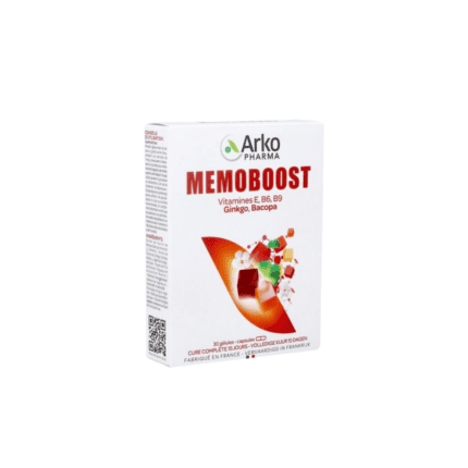 Arkopharma MEMOBOOST Ginkgo Bacopa 30 Capsules