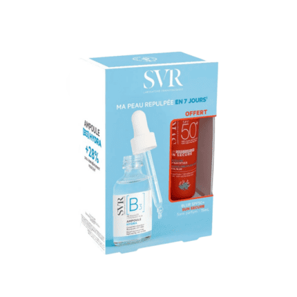 SVR COFFRET [B3] AMPOULE HYDRA 30ML+SUN SECURE BLUR SANS PARFUM SPF50+ 15ML (OFFERT)