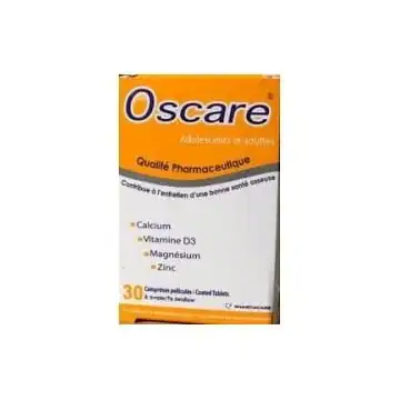 Oscare Adolescent et Adulte Complément Alimentaire boite de 30 comprimés