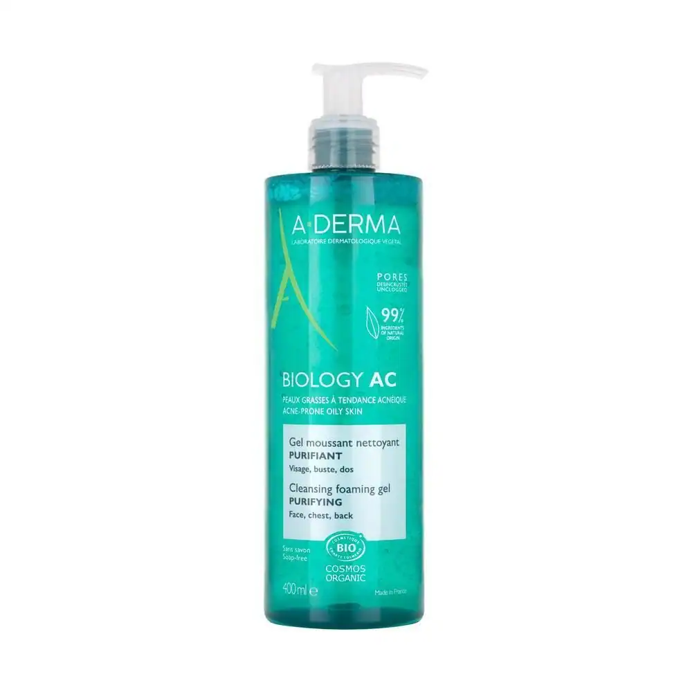 a-derma-biology-ac-gel-moussant-purifiant-400ml A-DERMA BIOLOGY AC GEL MOUSSANT NETTOYANT PURIFIANT 400ML
