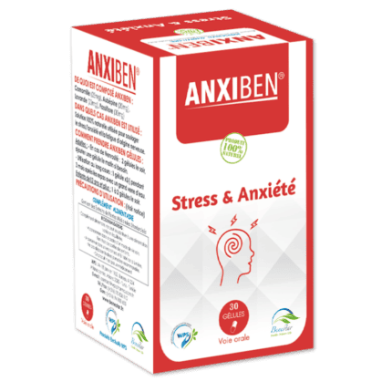 ANXIBEN STRESS & ANXIÉTÉ 30 GÉLULES