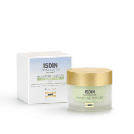 ISDIN ISDINCEUTICS CREME HYDRATANTE A BASE D’ACIDE HYALURONIQUE PEAUX MIXTES A GRASSES 50G