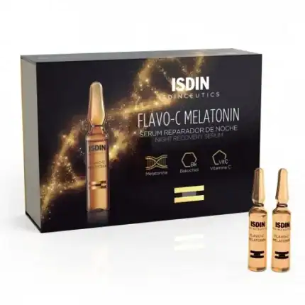 ISDIN ISDINCEUTICS FLAVO-C MELATONIN SERUM REPARATEUR NUIT 10 UNIDOSES DE 2ML