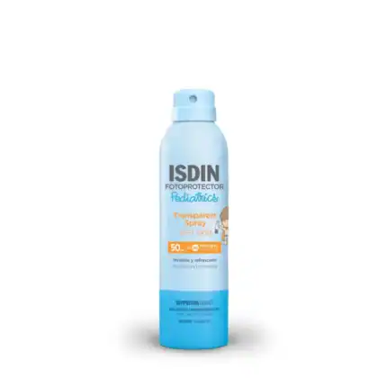 ISDIN Spray Transparent SPF50 Fotoprotector Pediatrics Wet Skin 250ml