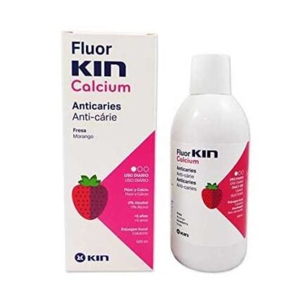 Kin Canlas KIN FLUOR CALCIUM BAIN DE BOUCHE 500ML - Prix & Livraison en Tunisie