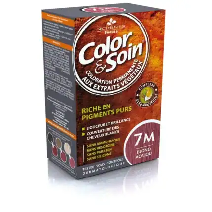 3 Chênes Color et Soin Coloration Permanente Blond Acajou 7M